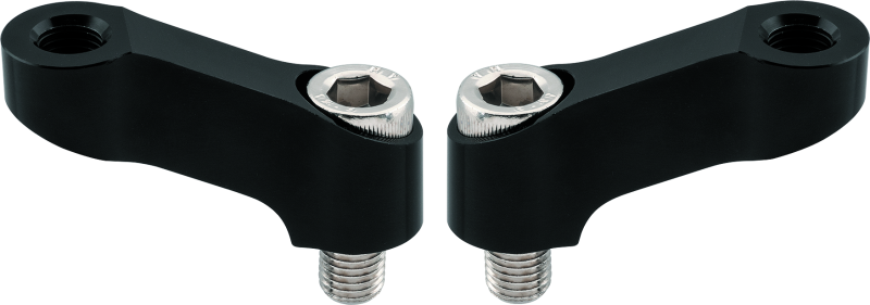 BikeMaster Mirror Extension 10mm Pair - Black - 152461