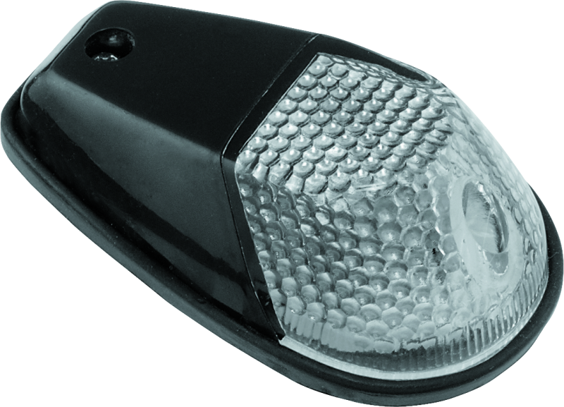 BikeMaster Marker Light Universal Flush Mount Clear/Black - 261390