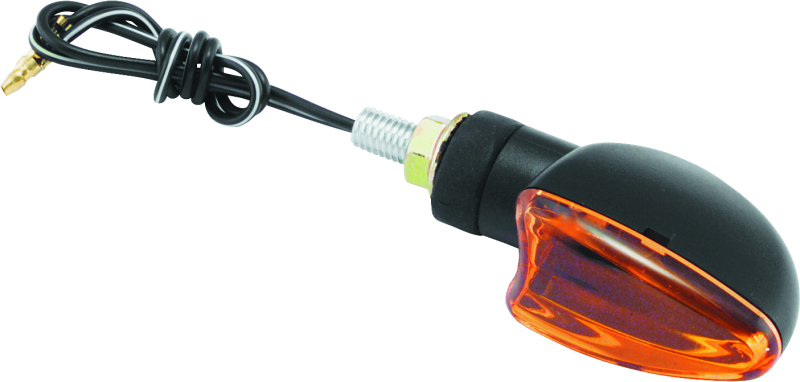 BikeMaster Ministalk Marker Light V-Shape - Black/Amber - 266011