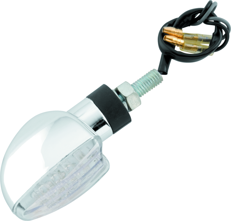 BikeMaster LED Spade Pair Chrome - 266227