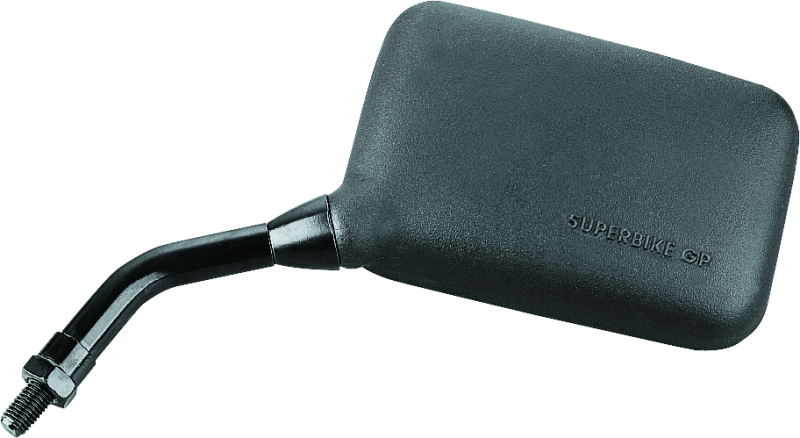 BikeMaster Superbike AX Mirror 10mm - Left - Black - 600031