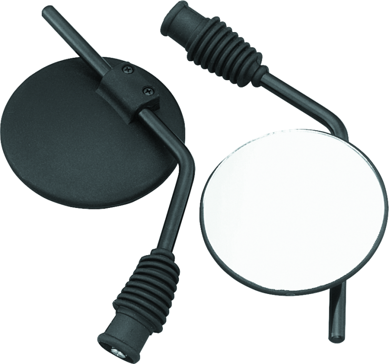 BikeMaster Universal Enduro Mirror Yamaha 10mm - Each - Black - 601118