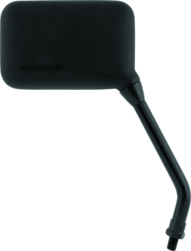 BikeMaster Superbike GP Mirror 10mm Long Right - Black - 601146