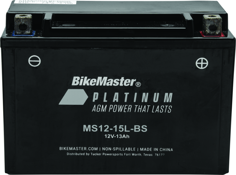 BikeMaster AGM Battery - MS12-15L-BS - 780717