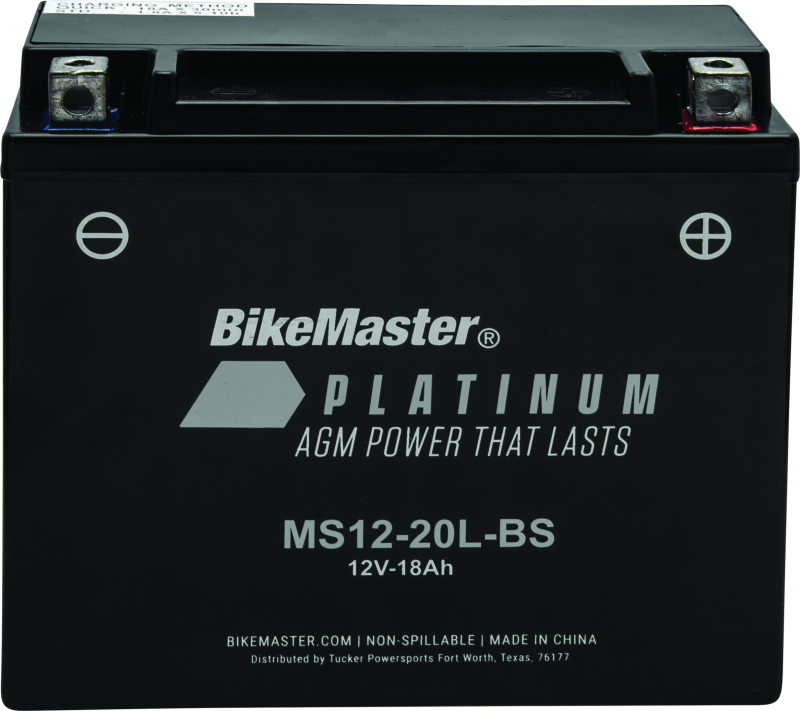 BikeMaster AGM Battery - MS12-20L-BS - 780726