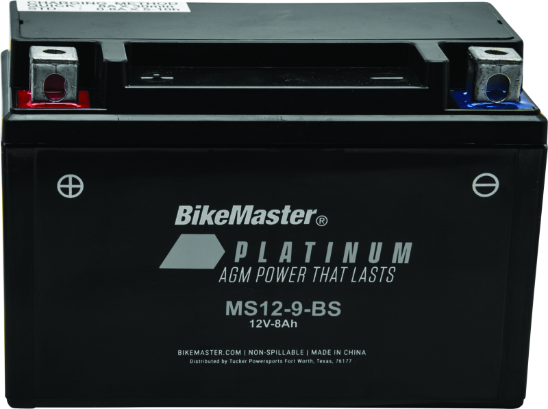 BikeMaster AGM Battery - MS12-9-BS - 780746