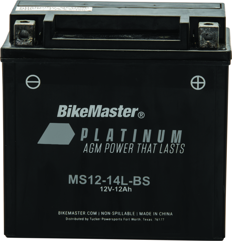 BikeMaster AGM Battery - MS12-14L-BS - 780756