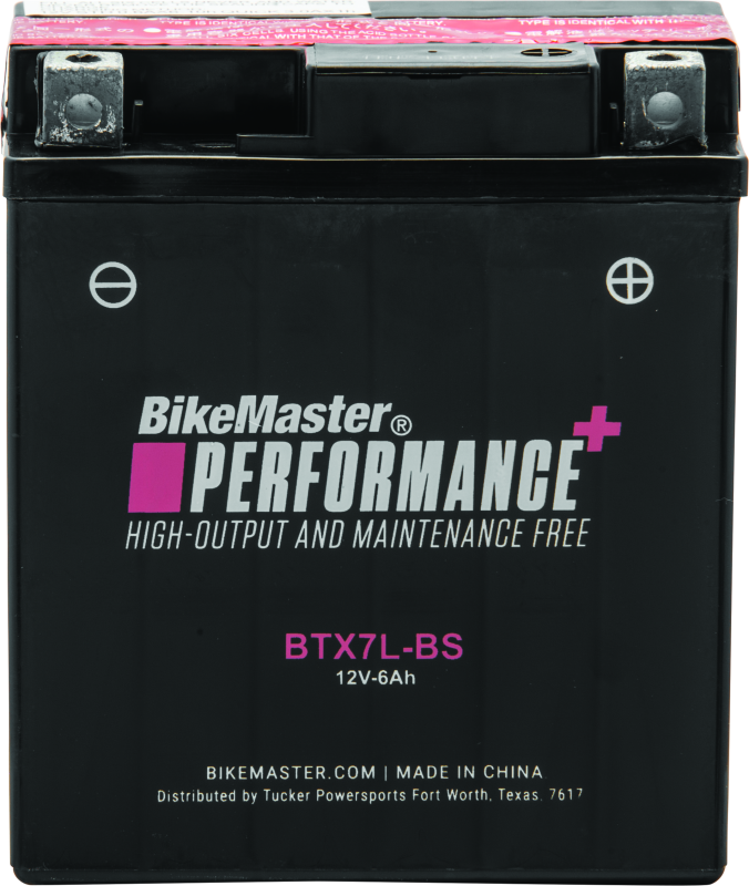 BikeMaster BTX7L-BS Battery - 781318