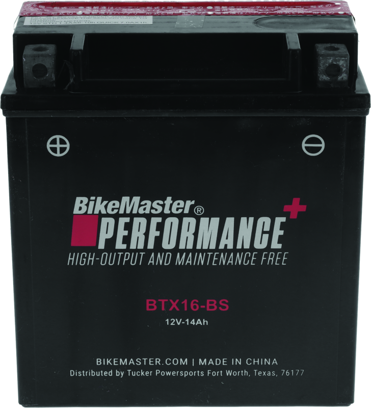 BikeMaster BTX16-BS Battery - 781326
