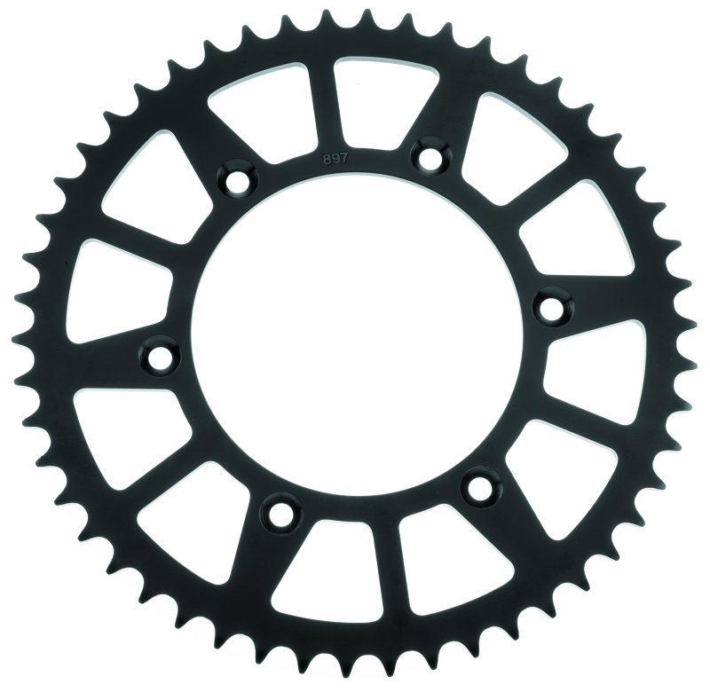 BikeMaster Husaberg Rear Steel Sprocket 520 52T - Black - 965218