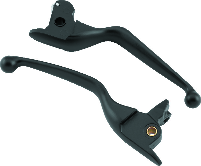 Bikers Choice 14-16 FLH FLT Black Hydraulic Clutch & Brake Lever Set - 480629