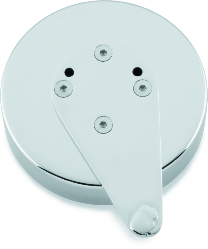 Bikers Choice 74-E79 FX Chrome Ratchet Dust Cover & Lever Set - 482904