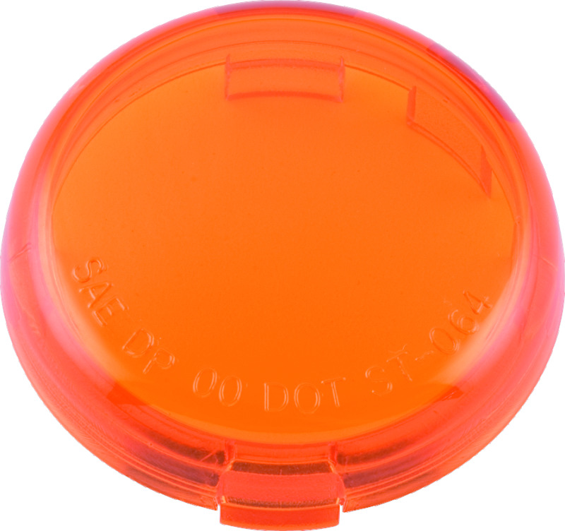 Bikers Choice Amber Replacement Bullet Turn Signal Lens - 489940