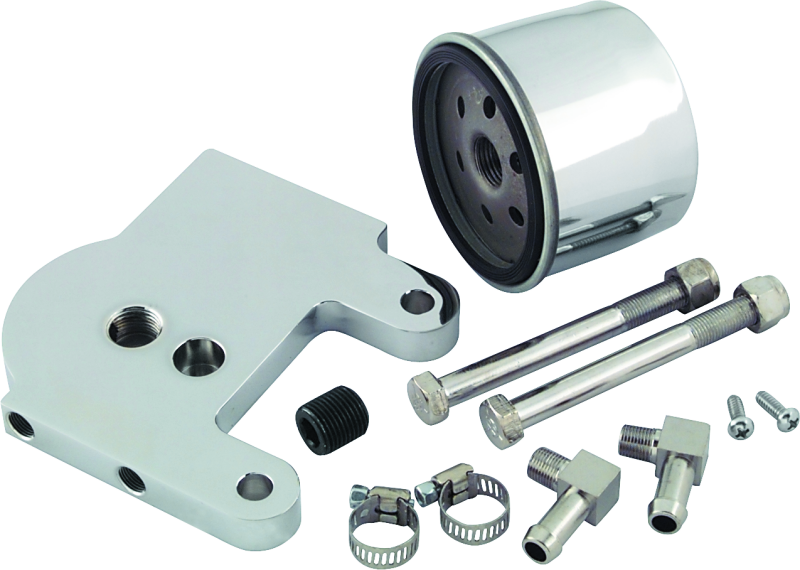 Bikers Choice 76-99 4 Speed Big Twin & Softail Oil Filter & Voltage Regulator Mounting Kit - 490004
