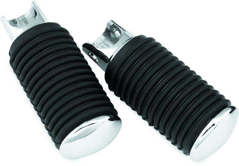 Bikers Choice 52-85 Chrome Cap Rider Pegs Female Mount Style Replaces H-D 50906-85T - 490353