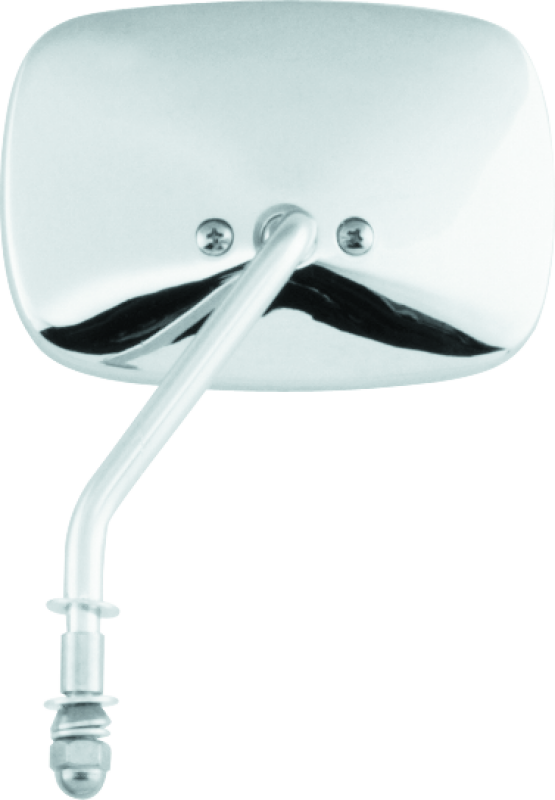 Bikers Choice 65-Up Chrome 1 Piece Right Short Stem Mirror Replaces H-D 91875-82 - 490733