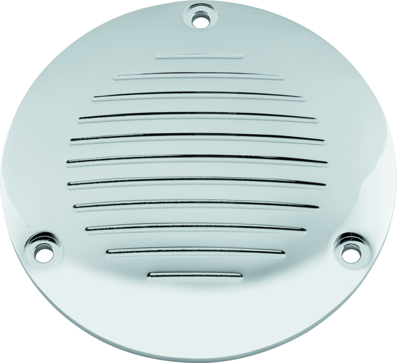 Bikers Choice 70-99 Big Twin Chrome 3 Hole Derby Cover - 490826