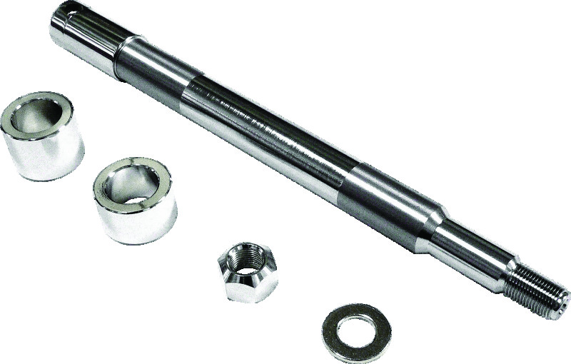 Bikers Choice 08-17 FXDF 12-16 FLD Front Axle Kit Replaces H-D 41547-07A - 601424