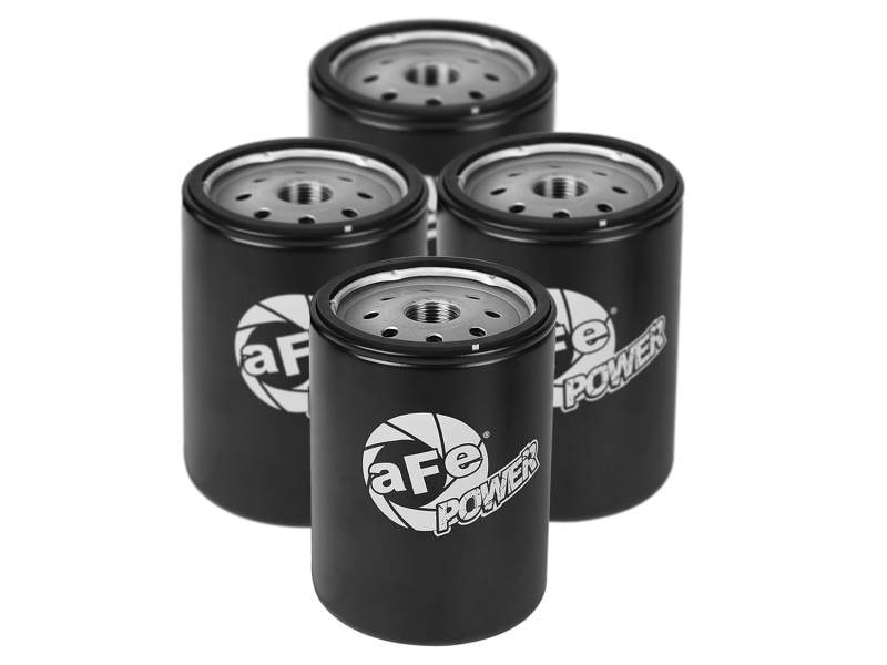 aFe Power 44-LF001-MB Pro GUARD HD Oil Filter (4-Pack) For GM Trucks 6.6L