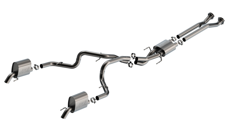 Borla 23-24 Jeep Grand Wagoneer 3.0L I6 Turbo 2.75in S-Type Turndown Tip Catback Exhaust - 140976