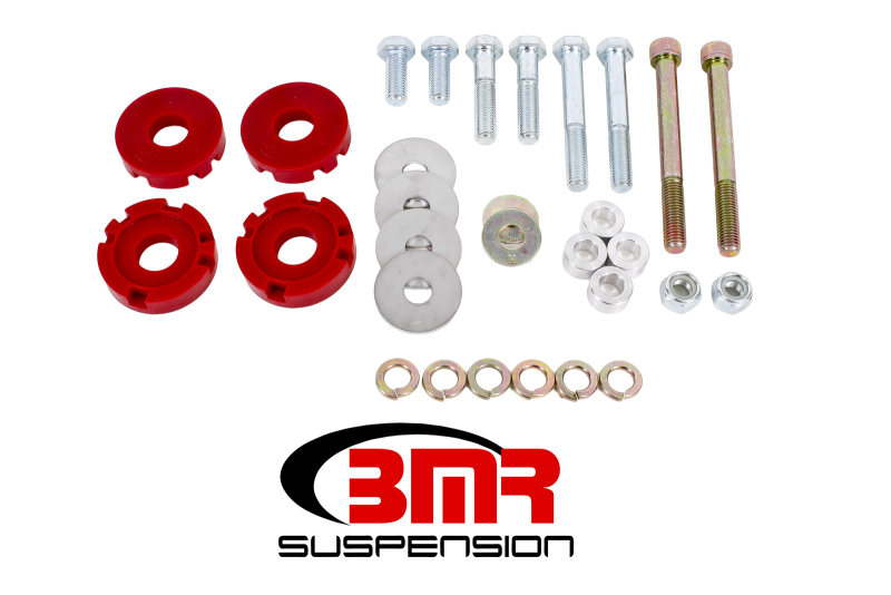 BMR fits  15-17 S550 Mustang Differential Lockout Bushing Kit (Polyurethane) - Red - BK051