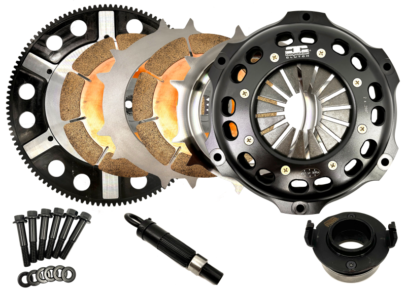 Competition Clutch Honda H Series 184mm Twin Disc Ceramic Clutch Kit - 1848014-2