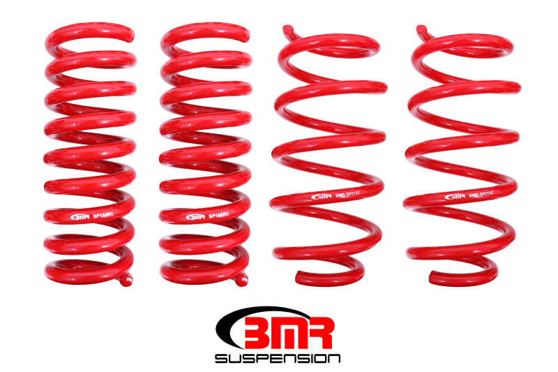 BMR Suspension SP110R Lowering Springs 1.25 in. Coil Front and Rear Red NEW