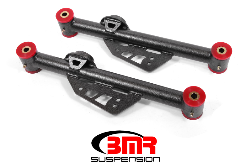 BMR TCA015H Control Arms Tubular Rear Lower Steel Black Hammertone Coated NEW