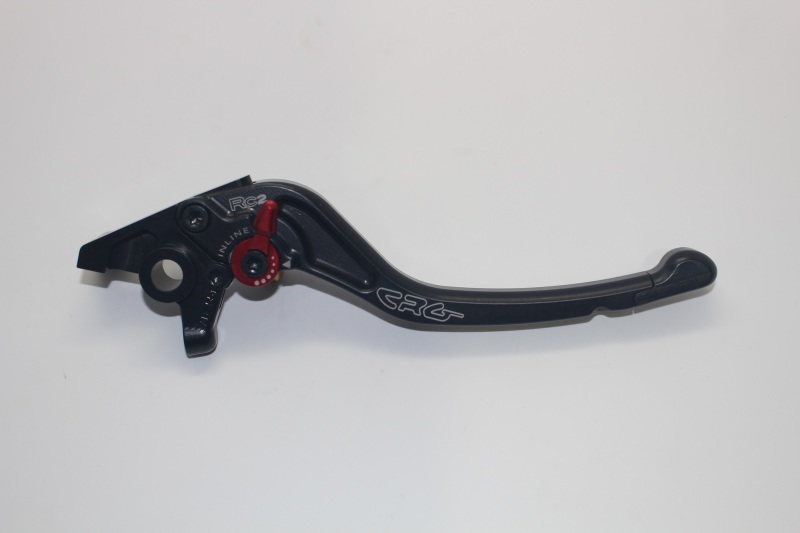 CRG 05-06 Kawasaki ZX6R/ RR/ 04-20 Suzuki GSXR600-1000R/ 06-17 Triumph Brake Lever -Std Black - 2RN-511-T-B