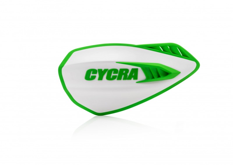 Cycra Cyclone MX - White/ Green - 1CYC-0056-241