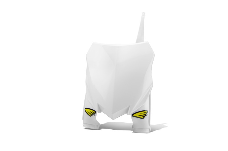 Cycra 13-16 Kawasaki KX250F Front Stadium Number Plate - White - 1CYC-0700-42