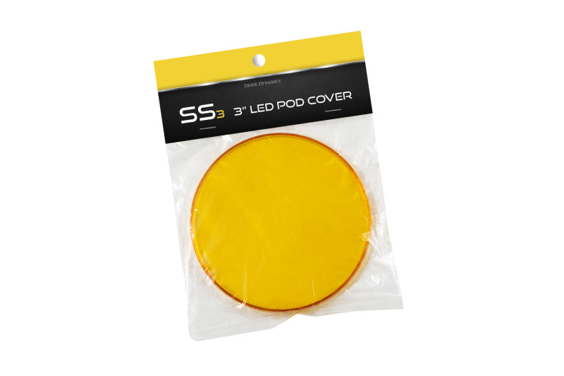 Diode Dynamics SS3 LED Pod Cover Round - Yellow - DD6268