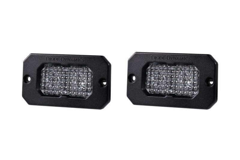 Diode Dynamics Stage Series 2 In LED Pod Sport - White Flood Flush RBL (Pair) - DD6428P