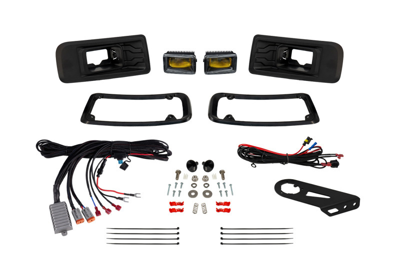 Diode Dynamics 2022+ Ford Maverick Elite Series Add-On LED Fog Light Kit Yellow - DD7769