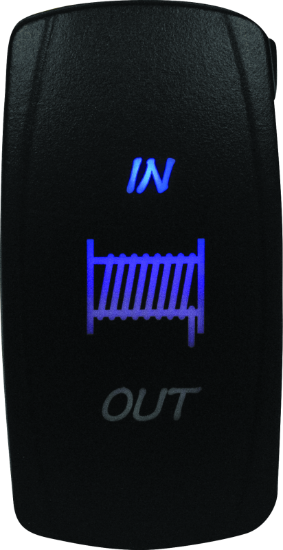 DragonFire Racing Lighted Switch Winch In/Out Blue - 521373