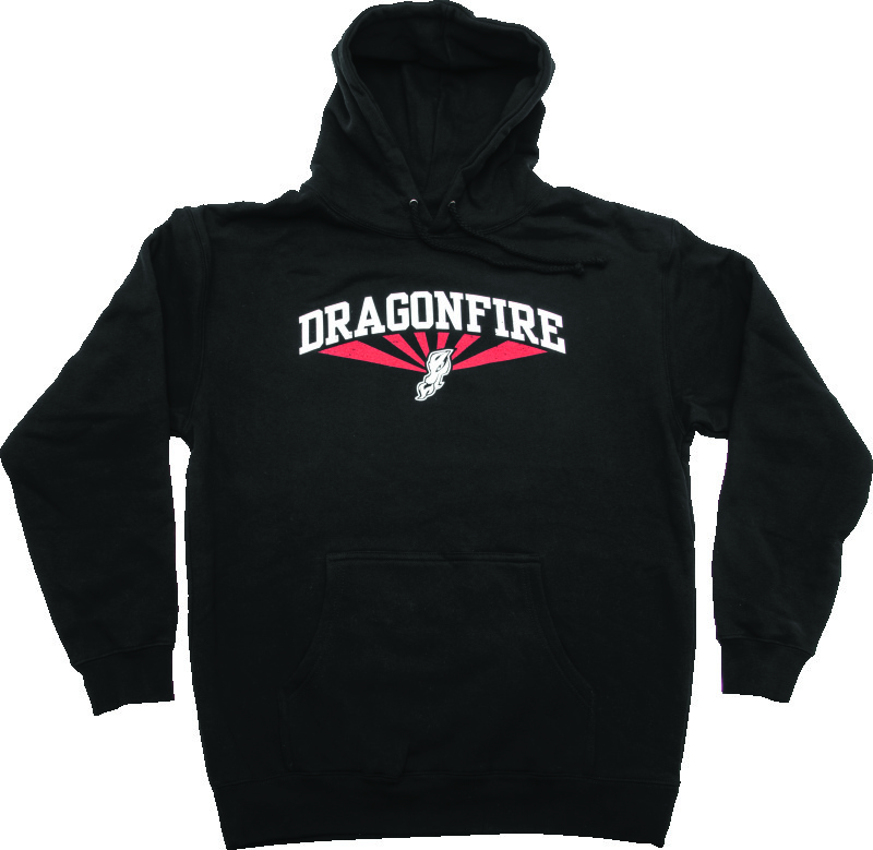 DragonFire Racing Dfr Az Hoodie Blk/Rd Lg - 523125