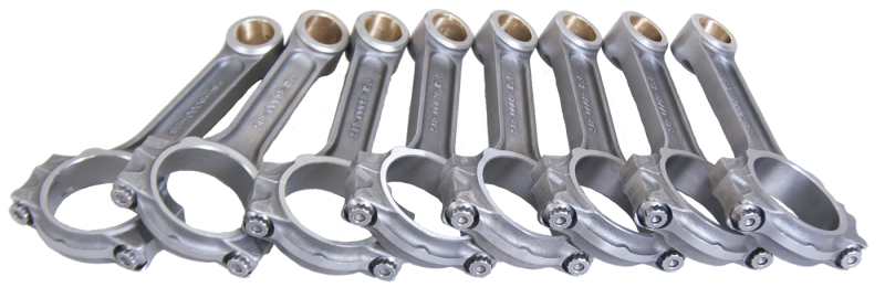 Eagle Chevrolet Small Block 6.000in 4340 I-Beam Connecting Rods w/ ARP 8740 (Set of 8) - FSI6000B