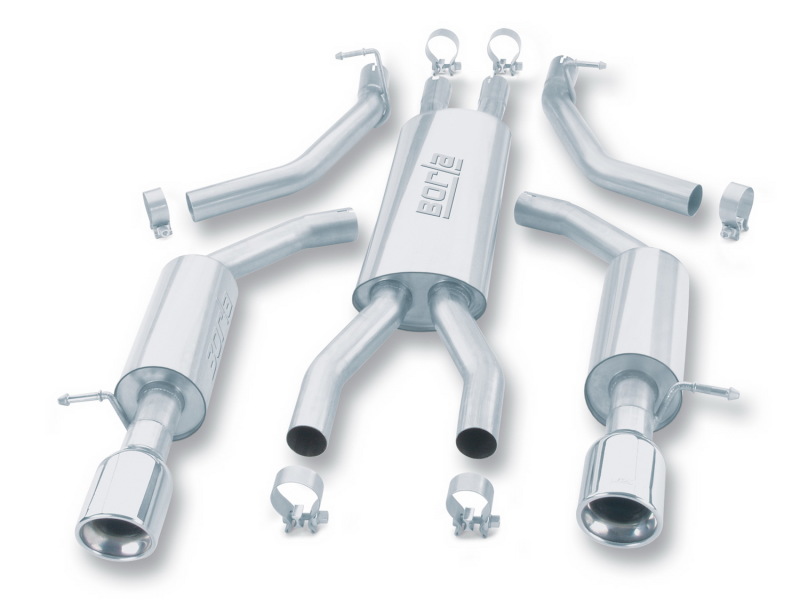 Borla 140081 Touring Cat-Back Exhaust System For 2003 Ford Thunderbird 3.9L