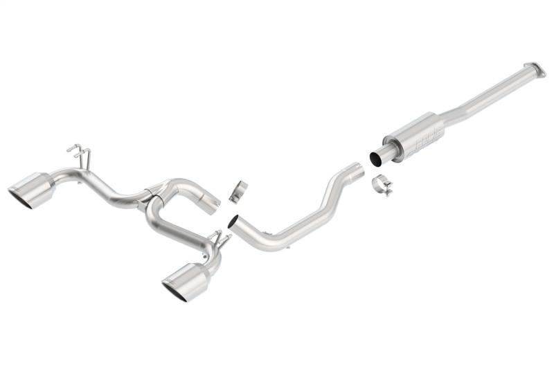 Borla 140285 S-Type Cat-Back Exhaust System For 2008-2015 Mitsubishi Lancer