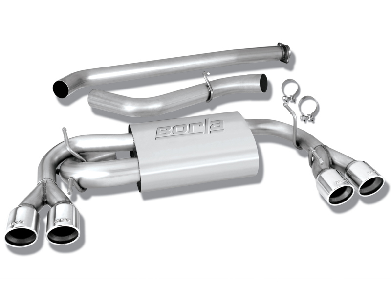 Borla 140312 S-Type Cat-Back System For Impreza WRX STI Hatchback 2.5L 2008-2014