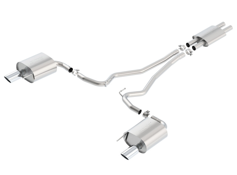 Borla 140587 Cat-Back Exhaust System - S-Type For 2015-2017 Ford Mustang