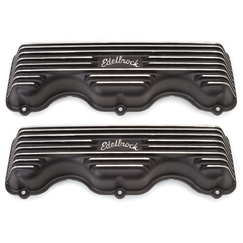 Edelbrock Valve Cover Classic Series Chevrolet W 348/409 CI V8 Black - 41403