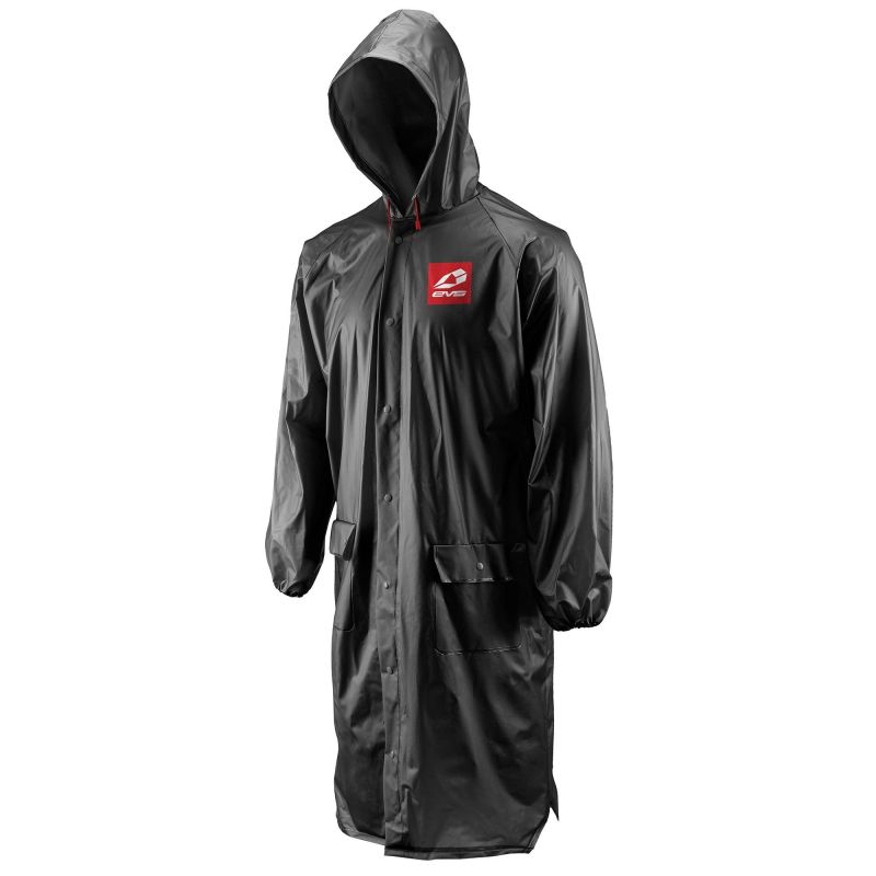 EVS Rain Coat Black - Large/XL - RAINCOAT-BK-L/XL