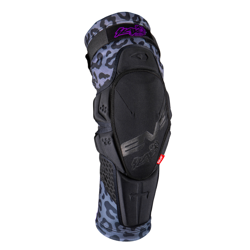 EVS Slayco96 Knee Guard Pair Ghost/Leopard - Large/XL - SLAY96K-LP-L/XL