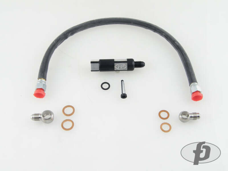 Forced Performance Mitsubishi Evo X Oil Supply Line w/Inline Filter Journal Bearing - 3055070