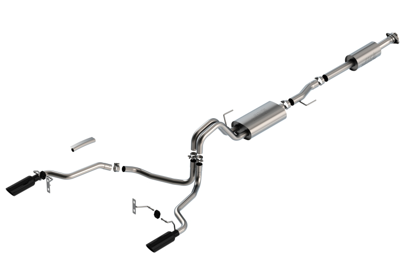 Borla 140865BC Touring Cat-Back Exhaust System For 2021-2022 Ford F-150 NEW