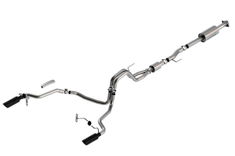 Borla 140866BC S-Type Cat-Back Exhaust System For 2021-2022 Ford F-150 NEW