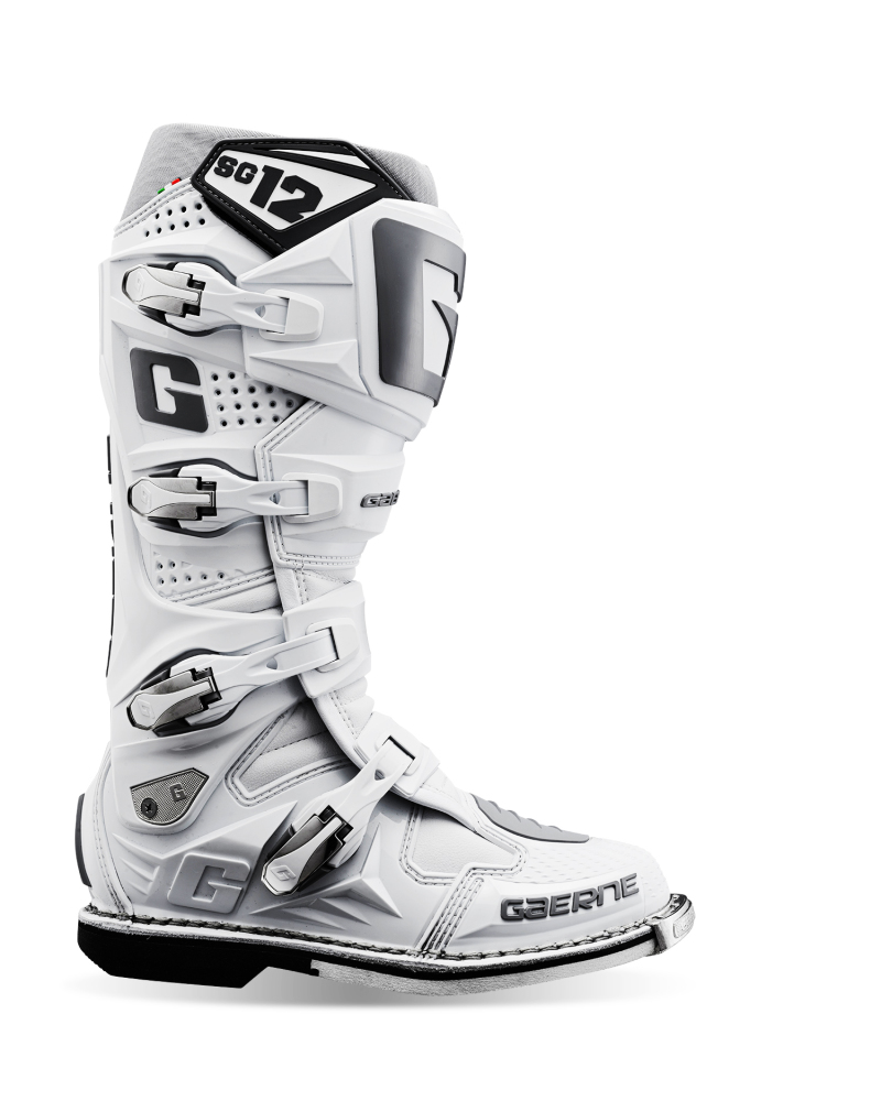 Gaerne SG12 Boot White Size - 11 - 2174-074-11