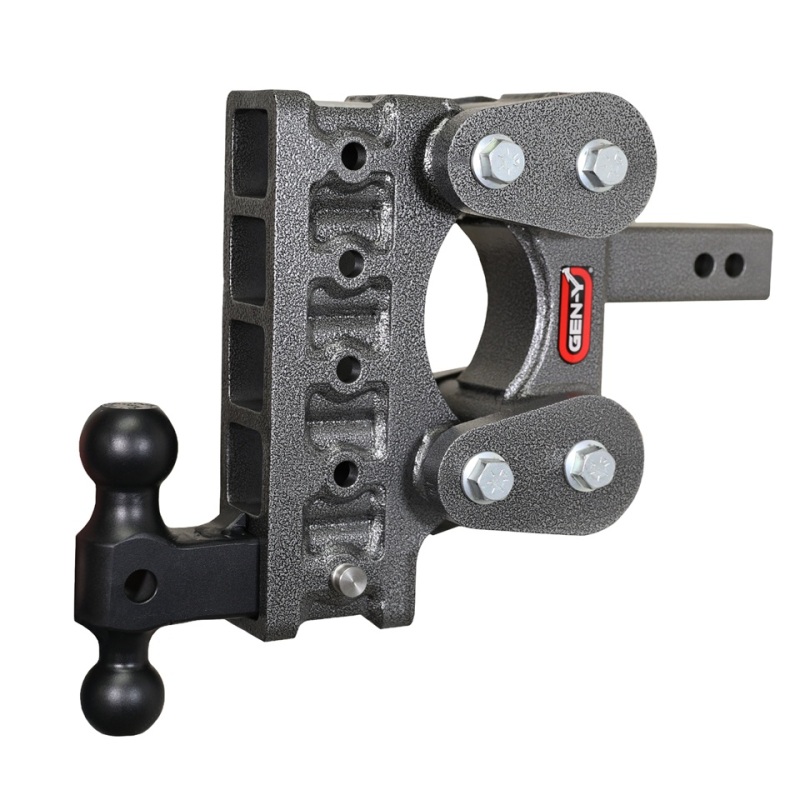 Gen-Y The Boss Torsion-Flex 2in Shank 7.5in Drop 1.7K TW 16K Hitch w/GH-051 Dual-Ball - GH-1215