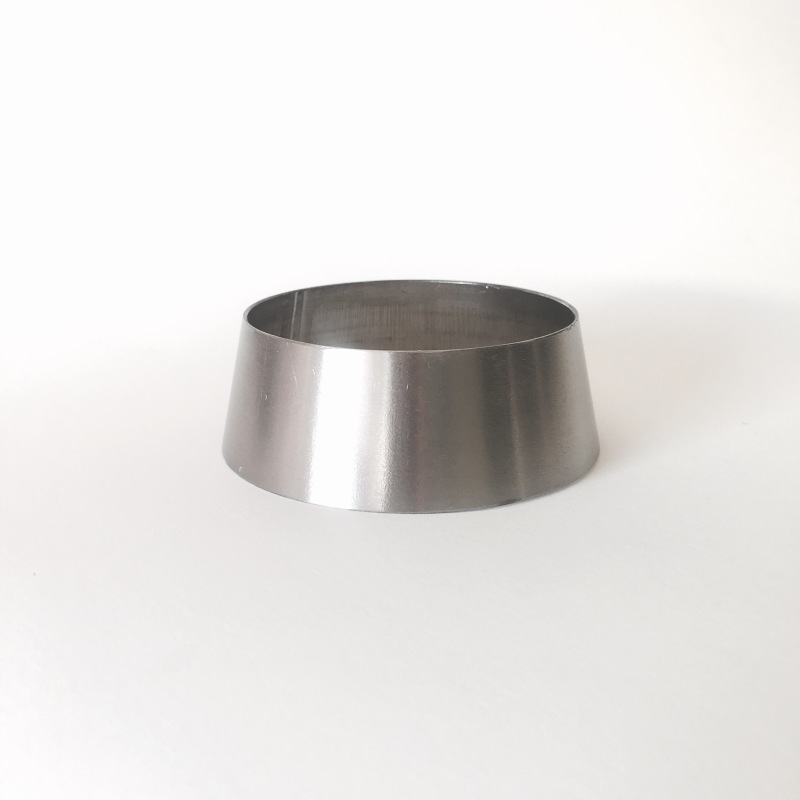 Ticon Industries 1-3/16in OAL 3.0in to 3.5in Titanium Transition Reducer Cone - 107-08976-4000